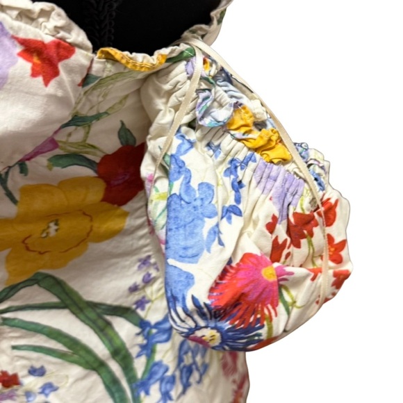 Fashion Nova Cream and multi color Floral Dress - Picture 2 of 5